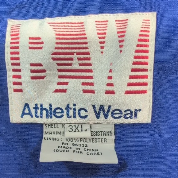 Vintage BAW Athletic Wear Southern Jaguars Pullover Jacket 3XL Blue NCAA